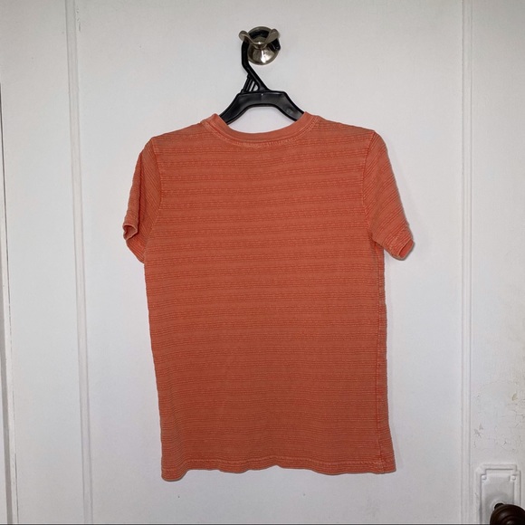 Orange Cat & Jack boys t-shirt size 6/7 texture - Picture 2 of 5